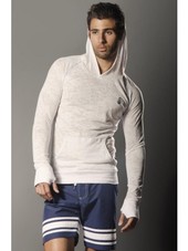Andrew Christian Anchor Hoody Wh