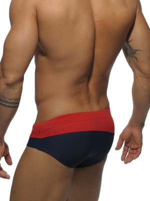 Addicted Asymmetric Contrast Brief Red ADS042