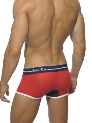 Addicted Blocking Color Boxer Red