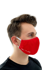 ALEXANDER COBB Face Mask Red Mes